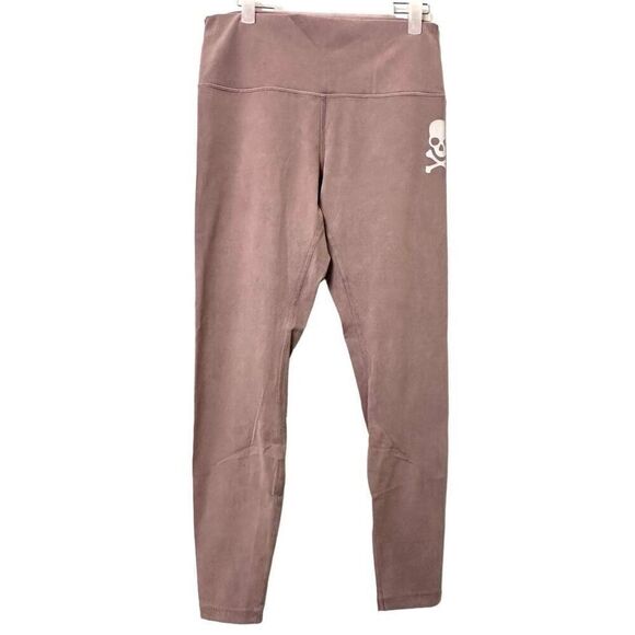 Lululemon x SoulCycle High Waisted Wunder Under Active Leggings Tan Size 10 - Picture 1 of 6